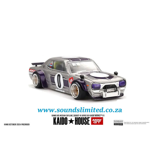 Mini GT KAIDO HOUSE - #165 Nissan Skyline 2000GT-R (KPGC10) Kaido Works V1