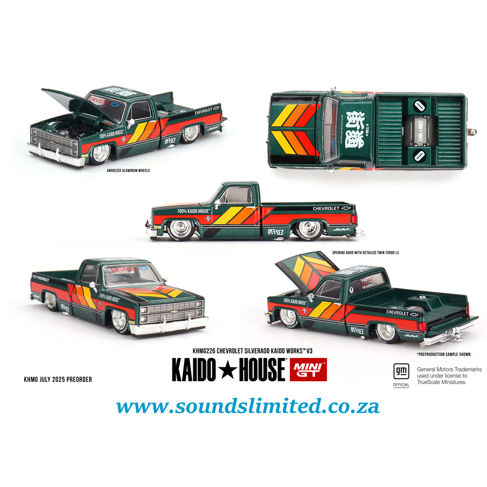 Mini GT #226 Chevrolet Silverado KAIDO WORKS V3