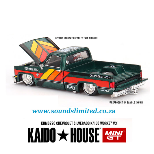 Mini GT #226 Chevrolet Silverado KAIDO WORKS V3