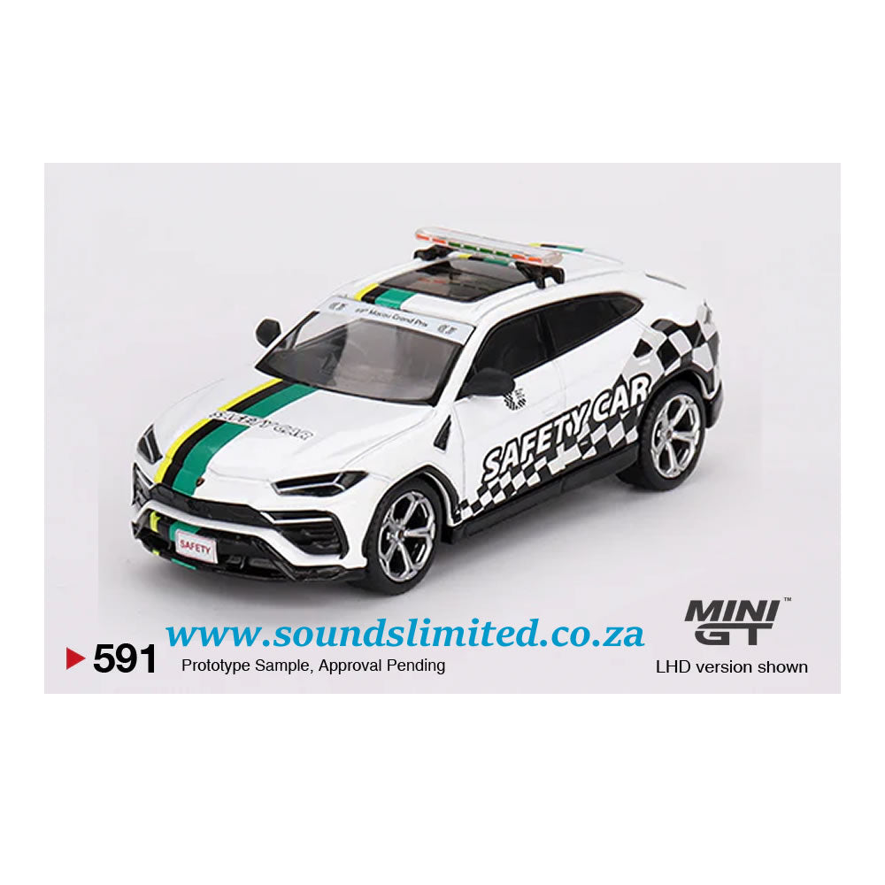 Mini GT #591 1/64 Lamborghini Urus 2022 Macau GP Official Safety Car (RHD)