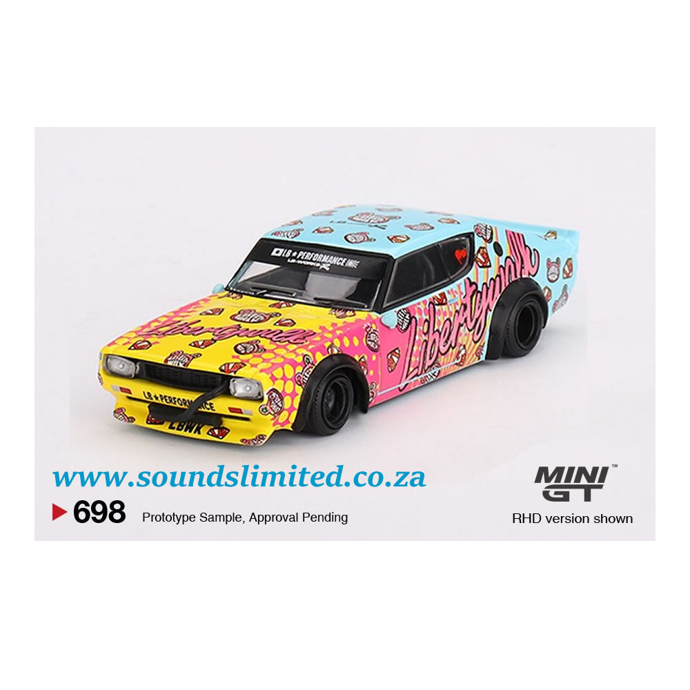 Mini GT #698 Nissan Skyline Kenmeri Liberty Walk LBWK KUMA