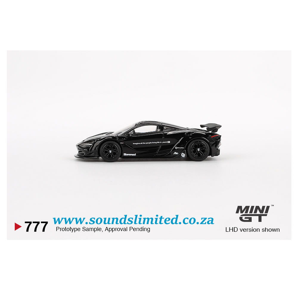 Mini GT #777 McLaren 720S LB★Works Black