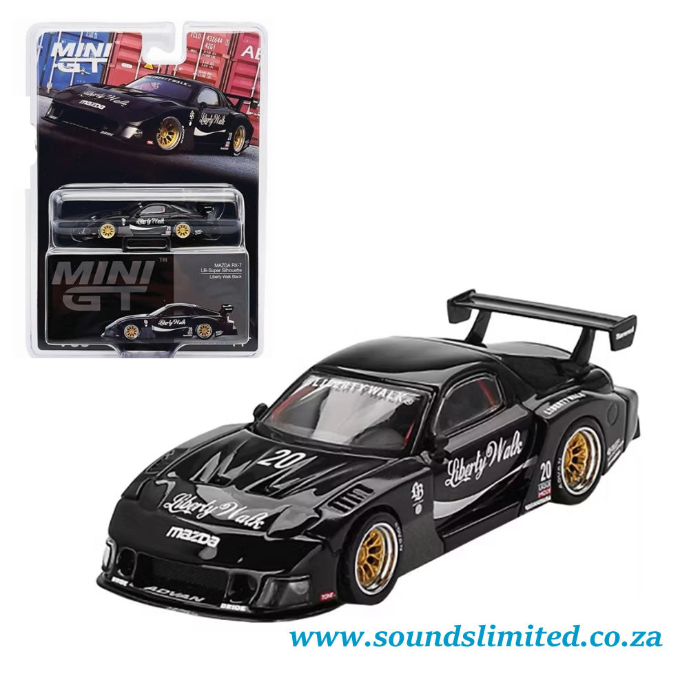 Mini GT #785 Mazda RX7 LB-Super Silhouette Liberty Walk Black (BLISTER)