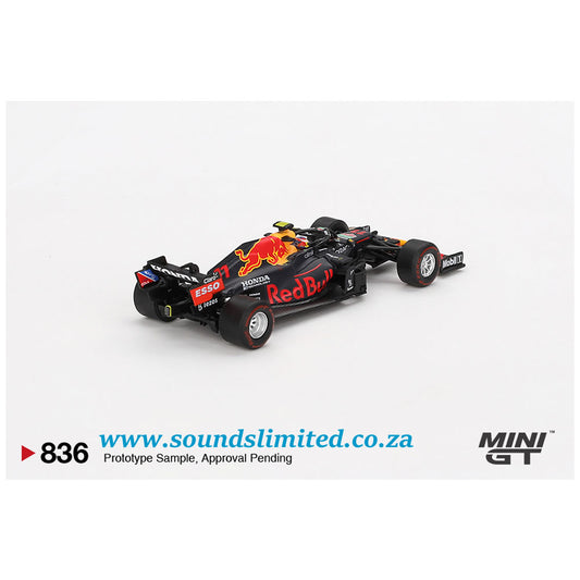 Mini GT #836 Red Bull RB16B #11 Sergio Pérez 2021 Azerbaijan Grand Prix Winner