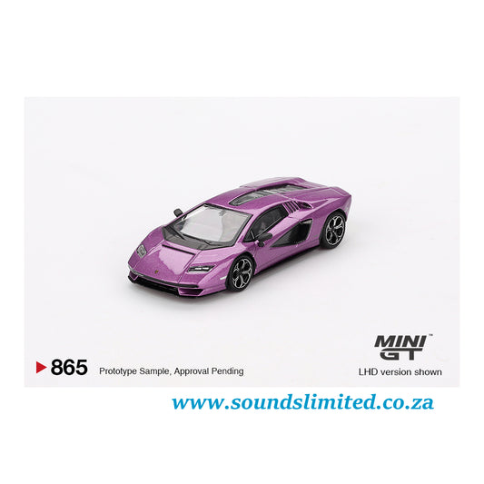 Mini GT #865 Lamborghini Countach LPI 800-4 Viola 30th