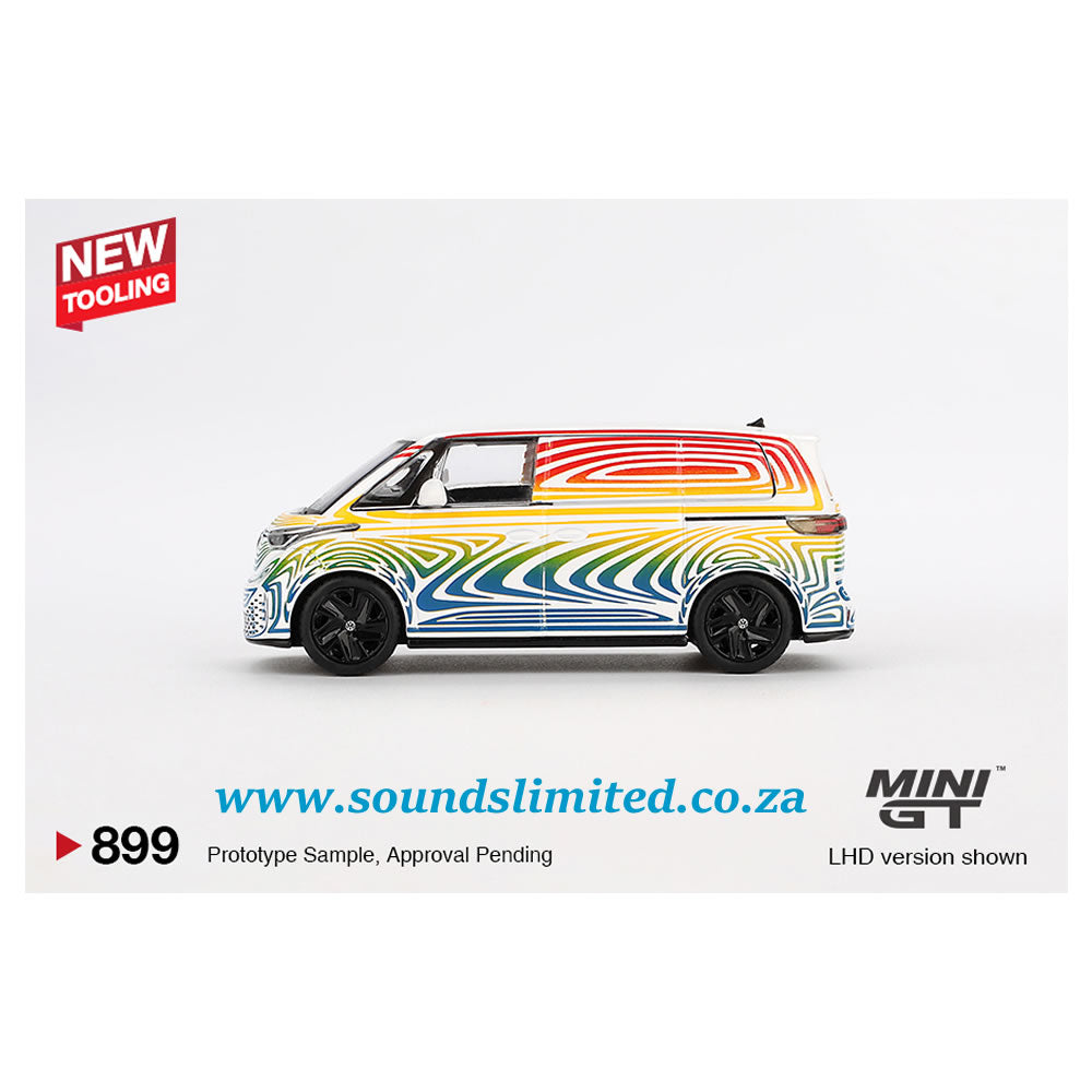 Mini GT #899 Volkswagen ID. Buzz Prototype "Rainbow"