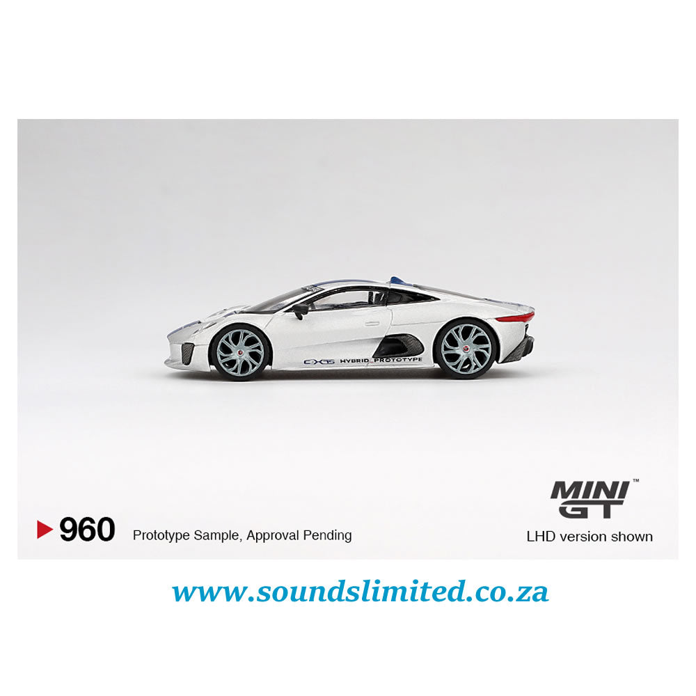 Mini GT #960 Jaguar C-X75 Silver