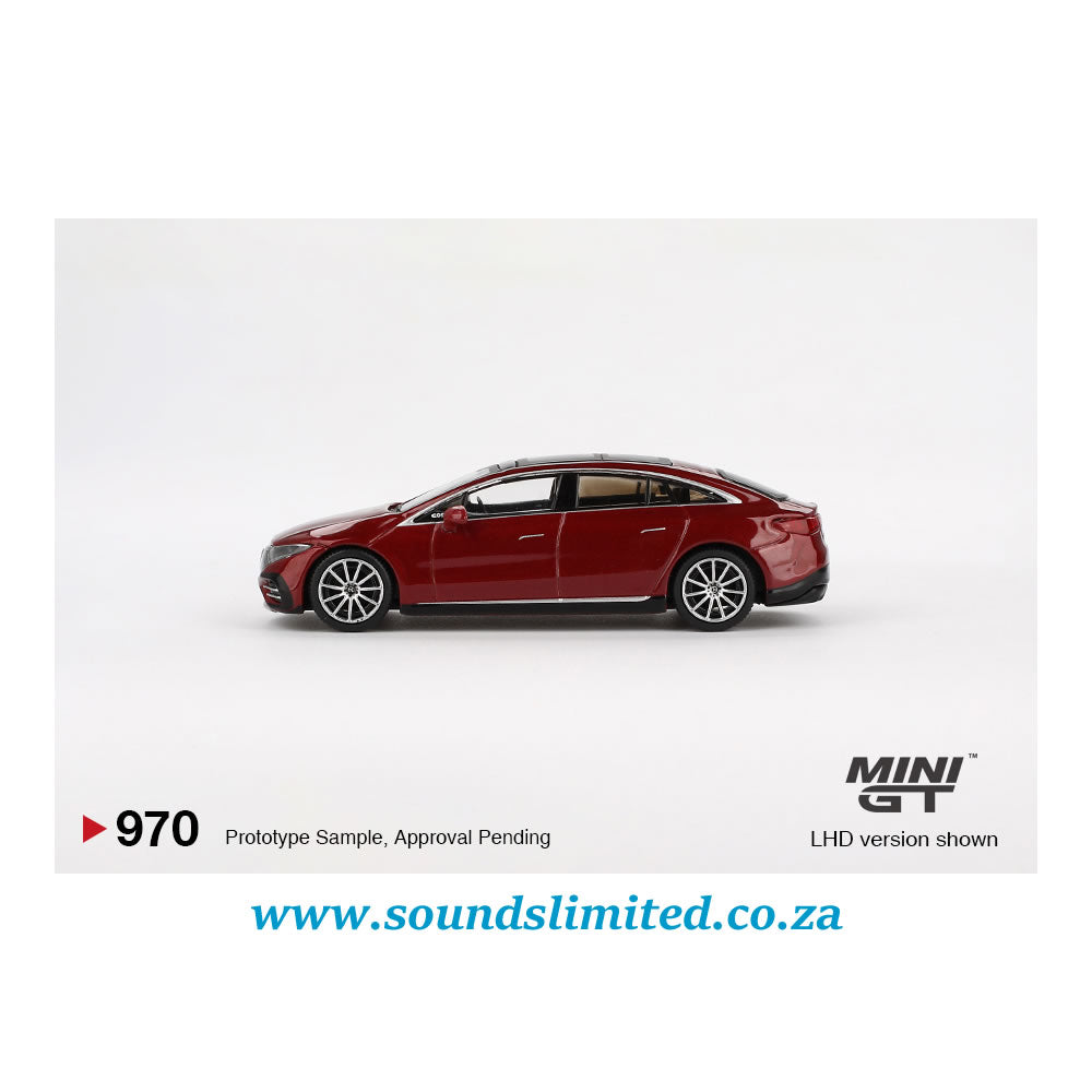 Mini GT #970 Mercedes-Benz EQS 580 4MATIC Red Metallic