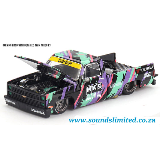 Mini GT Kaido House #174 Chevrolet Silverado KAIDO HKS V1
