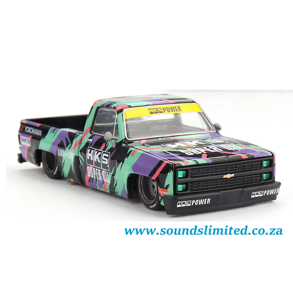 Mini GT Kaido House #174 Chevrolet Silverado KAIDO HKS V1