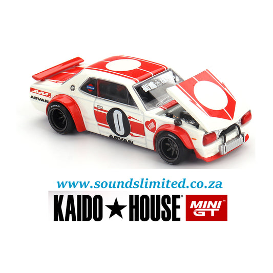 Mini GT KaidoHouse #211 Nissan Skyline 2000GT-R (KPGC10) Kaido Works V2