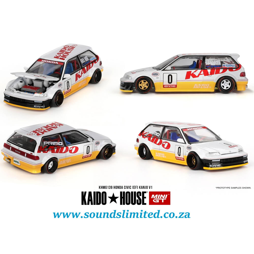 Mini GT x Kaido House #139 Honda Civic EF Kanjo V1