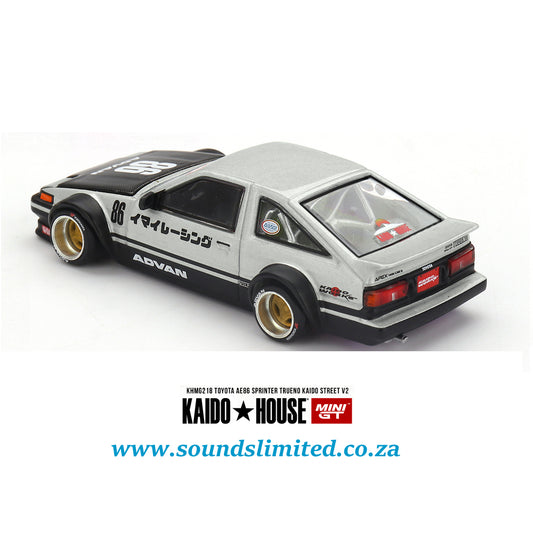 Mini GT x Kaido House #218 Toyota AE86 Sprinter Trueno Kaido Street V2
