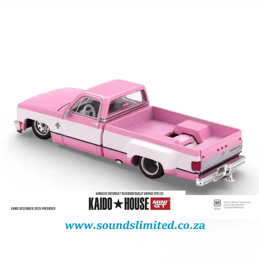 Mini GT x Kaido House #243 Chevrolet Silverado Dually Vintage Spec V2