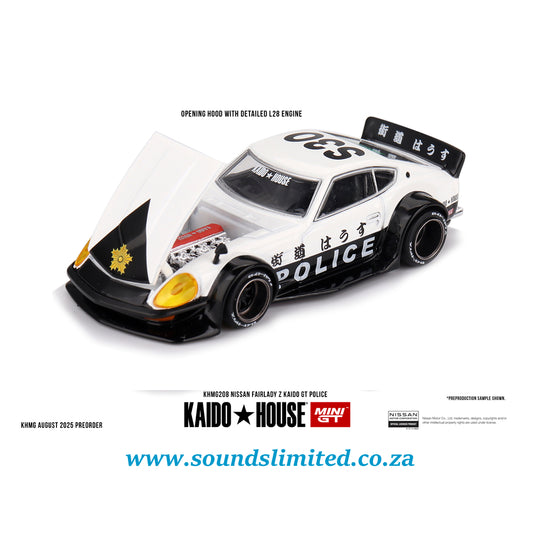 MiniGT x KaidoHouse Nissan Fairlady Z Kaido GT Police #208