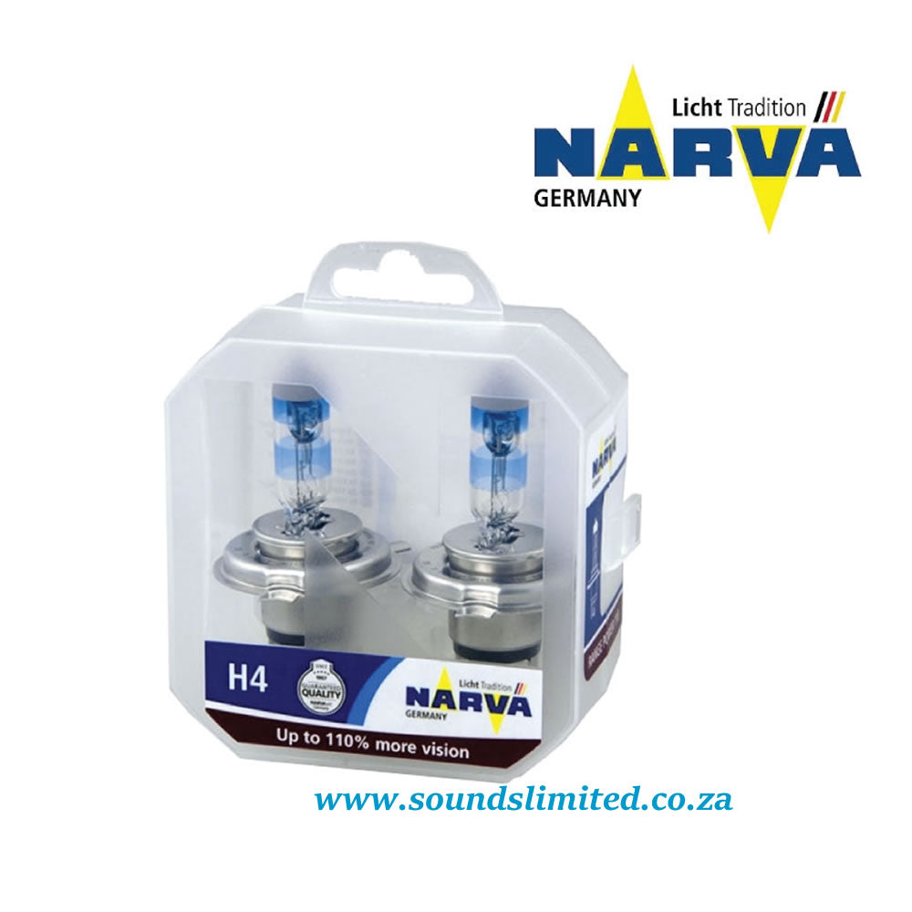 Narva Germany H4 12V 60/55W P43t Power Range 110% 480612100