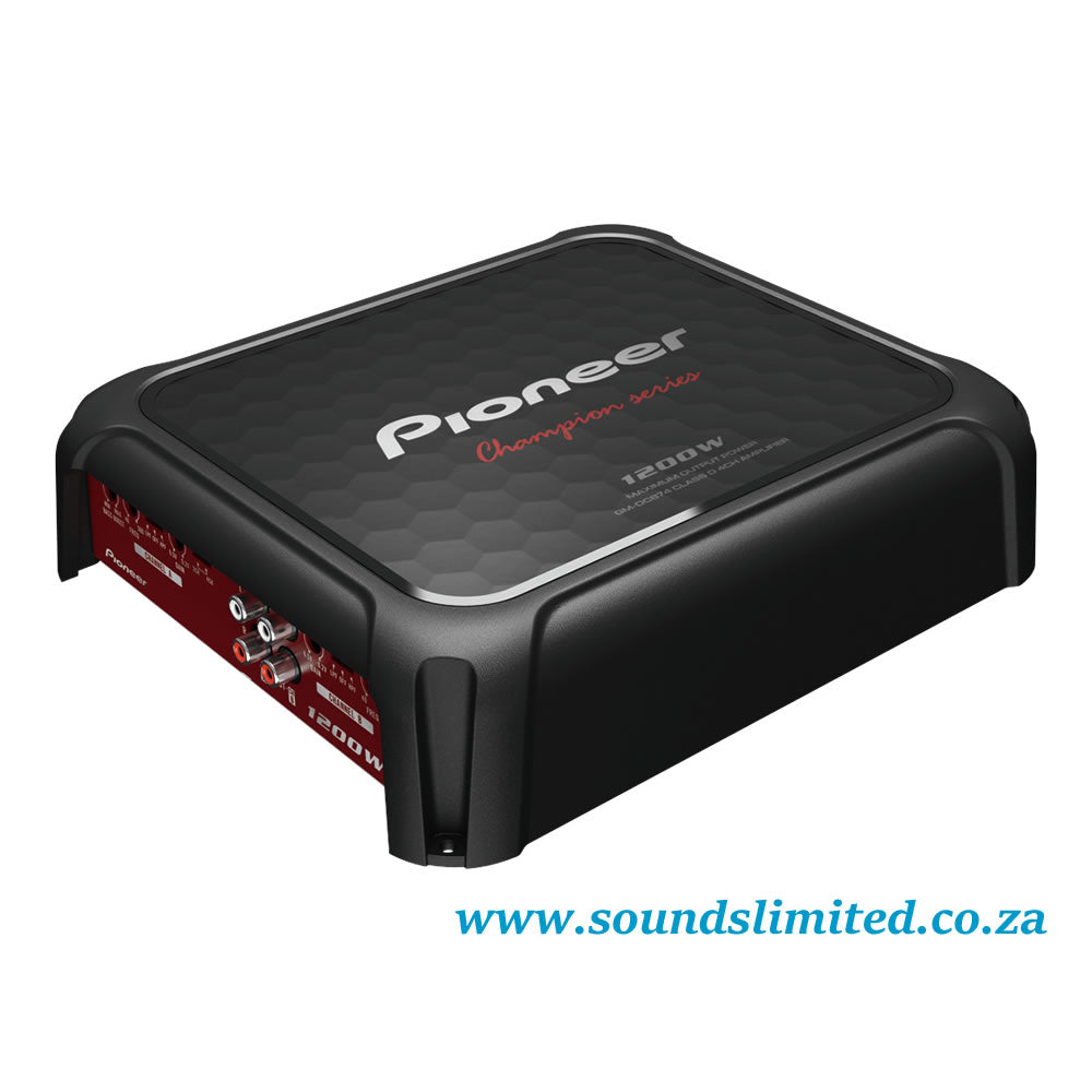 Pioneer GM-DC874 Champion Series 4-Channel Bridgeable Amplifier