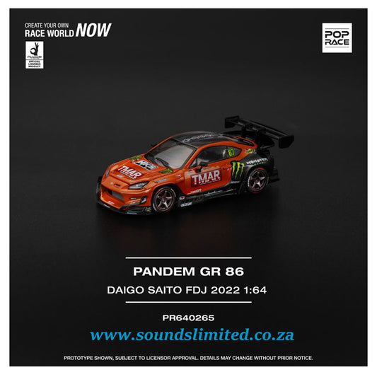 Pop Race Pandem GR86 Daigo Saito Formula Drift Japan 2022 PR64-265