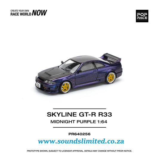 Pop Race Skyline GT-R R33 Nismo PR64-256