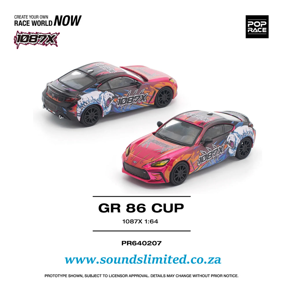 Pop Race Toyota 1087X GR86 CUP PR64-207