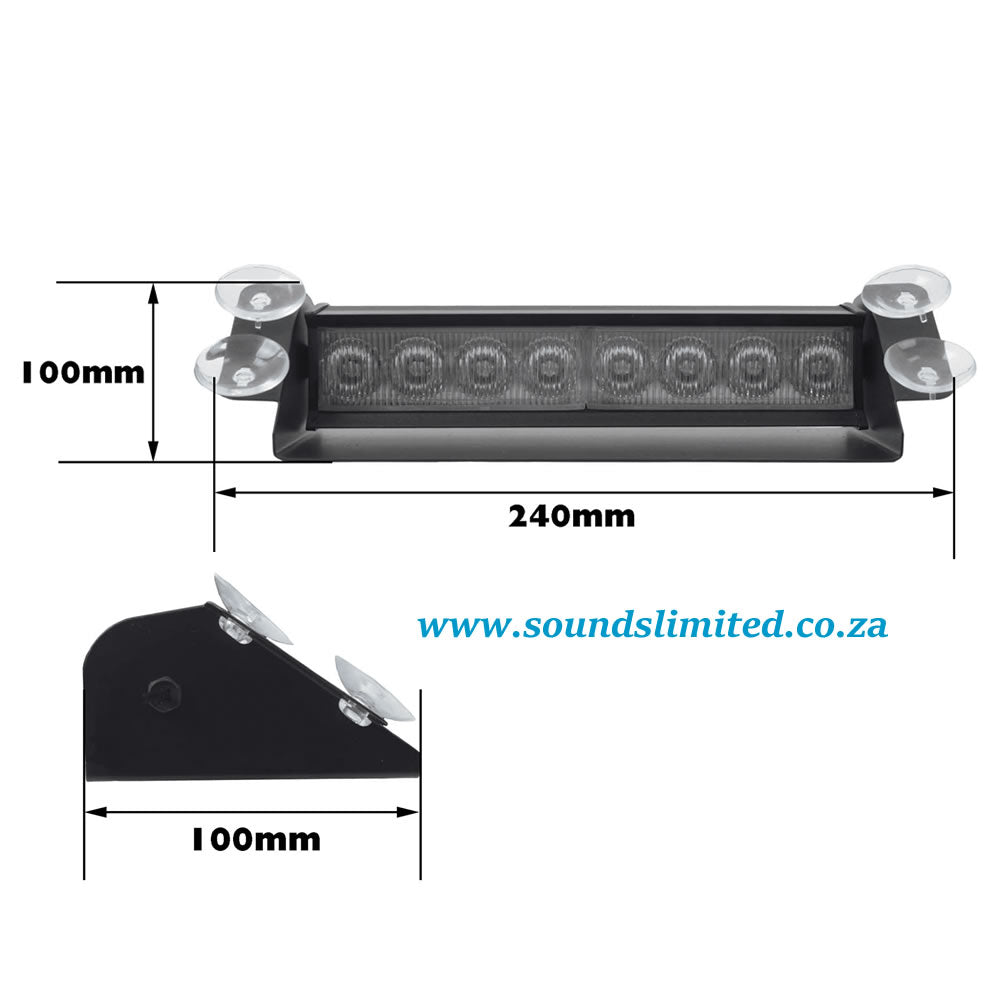 SL R1-019C LED Windscreen Warning Lights Clear (CPF)