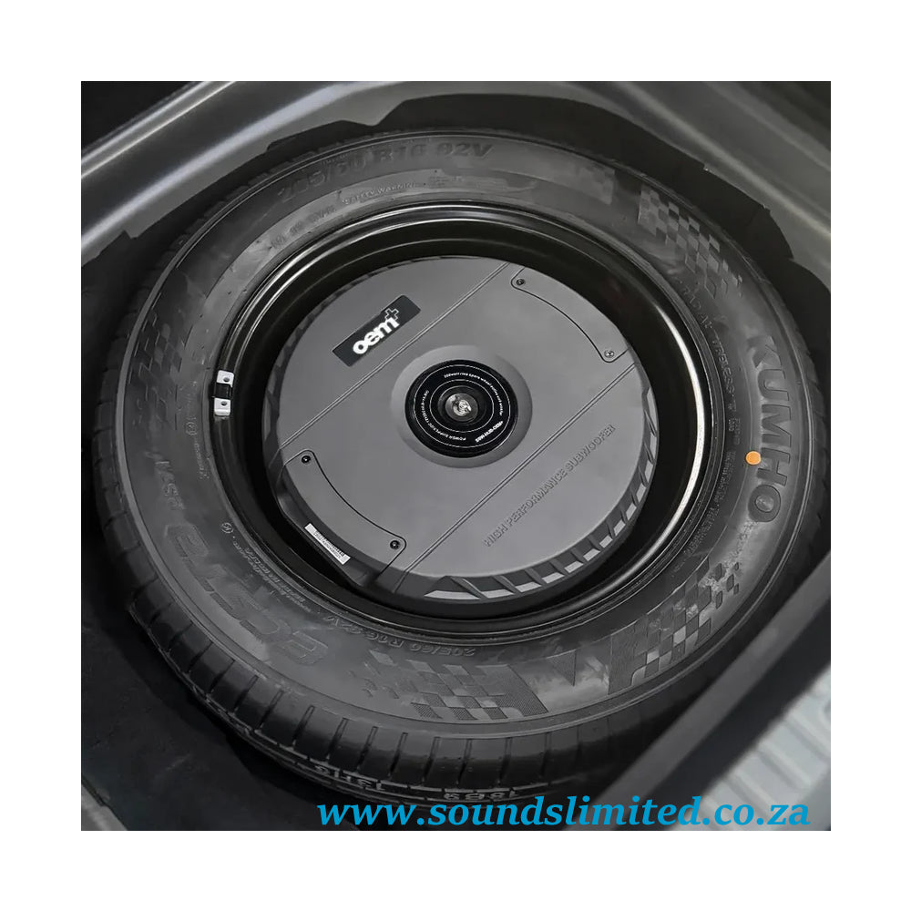 Star Sound High Performance Spare Wheel Subwoofer With Built In Amplifier (Active) SSW-HUB-OEM