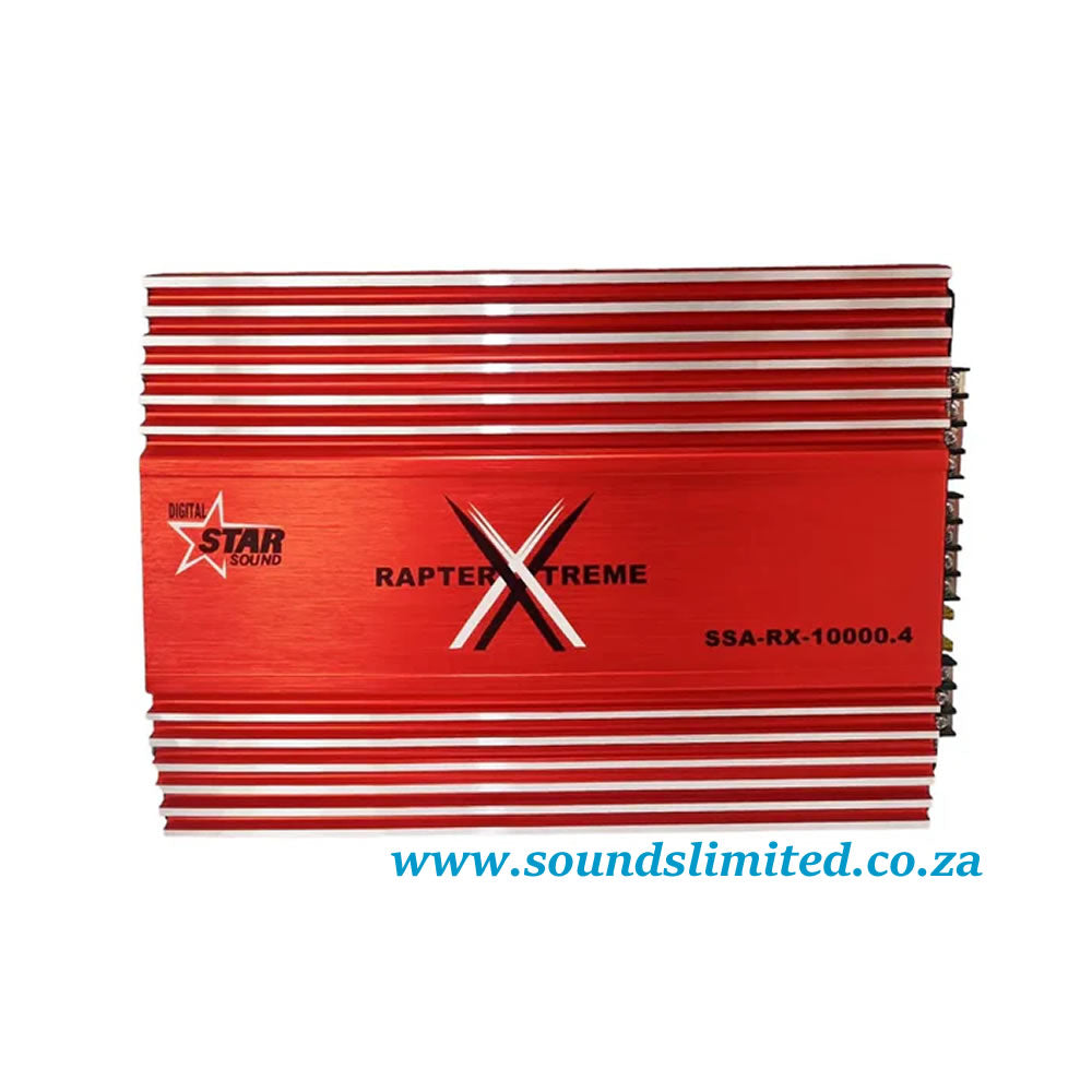 Star Sound SSA-RX-10000.4 Rapter Xtreme 4-Channel Amplifier 10000W