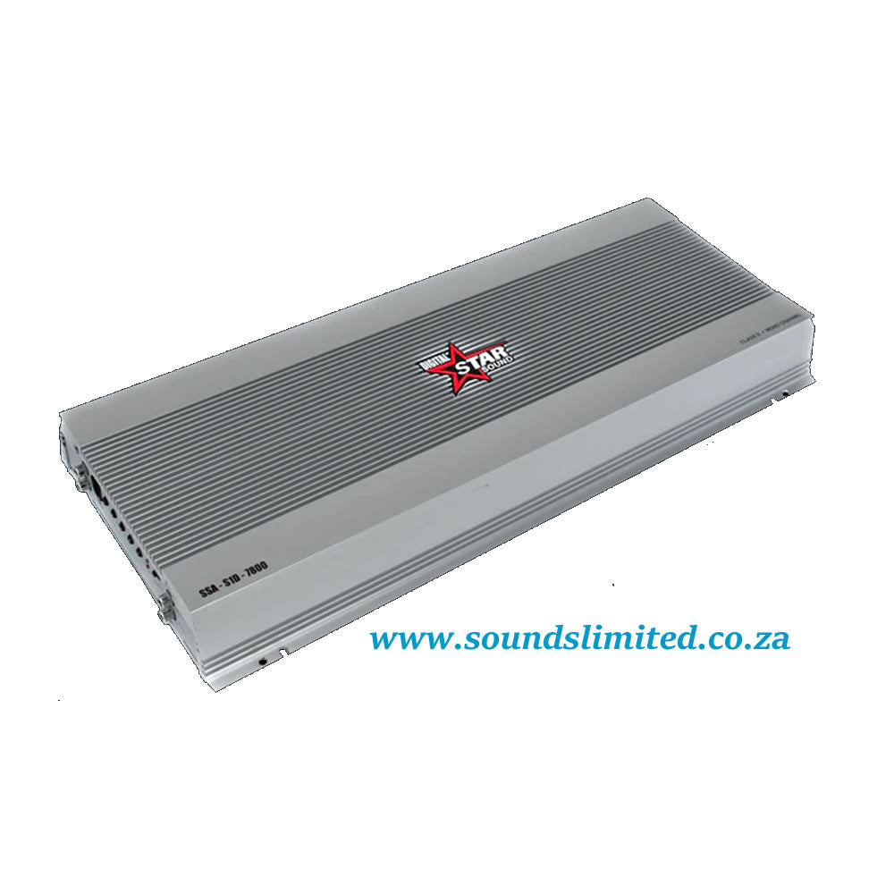 Starsound SSA-S1D-7800 - Mono Amplifier 7800w 2500W RMS