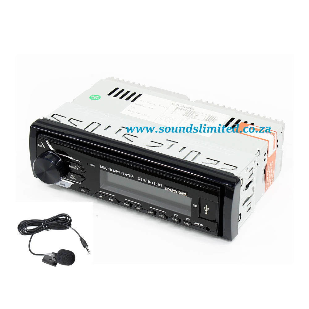 Starsound SSUSB-180BT-EN Media Player Bluetooth, USB, SD