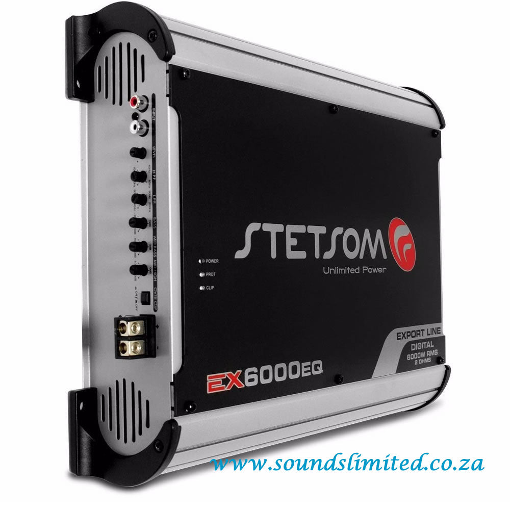 Stetsom EX6000EQ - 6000w RMS Monoblock Amplifier 1OHM or 2 OHM