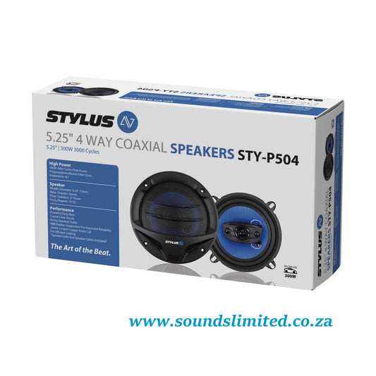 Stylus AV STY-P504 Coaxial Door Mounted Round Car Speaker 300 W