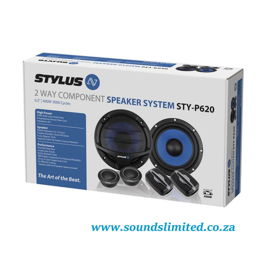 Stylus AV STY-P620 Component Door Mounted Round Car Speaker (400 W)