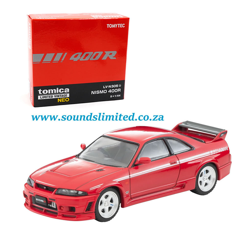 Tomytec Tomica Limited Vintage NEO Diecast Model Car - LV-N305b Nismo 400R Red
