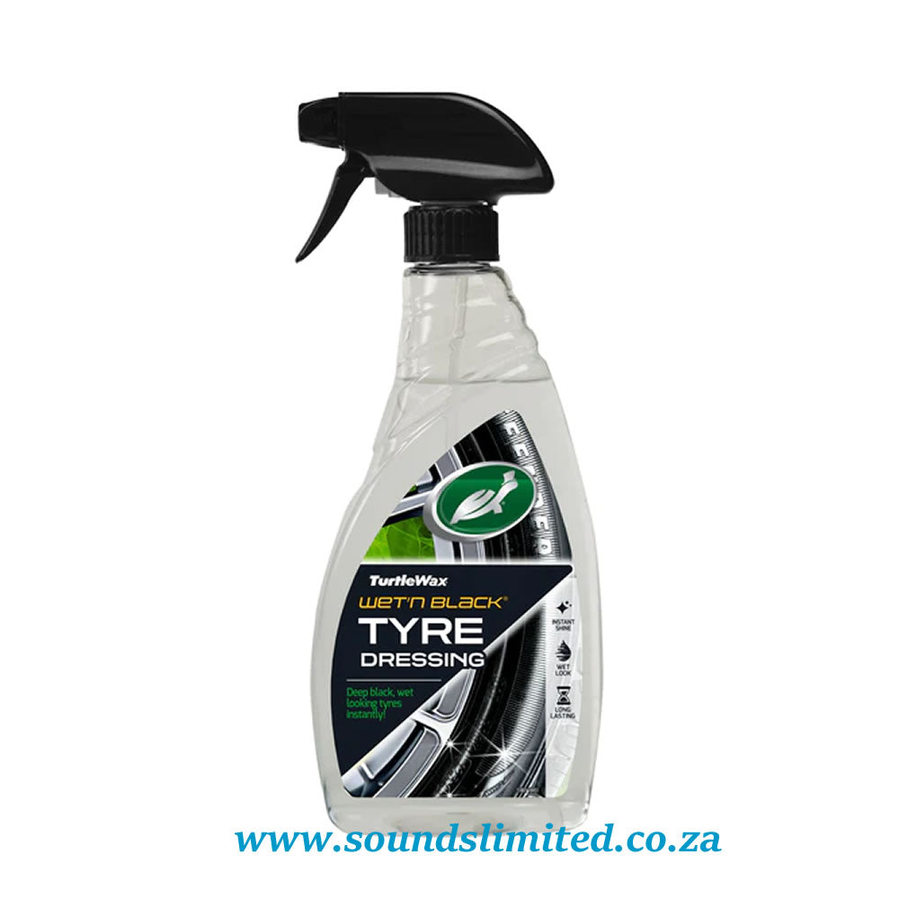 Turtle Wax Wet n Black Car Tyre Dressing Spray 500ml 51801