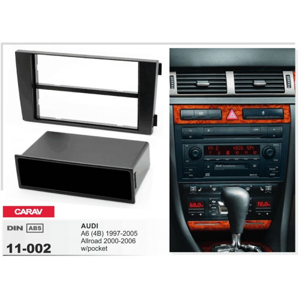 Carav 11-002 Audi A6 In-Dash Car audio installation kit
