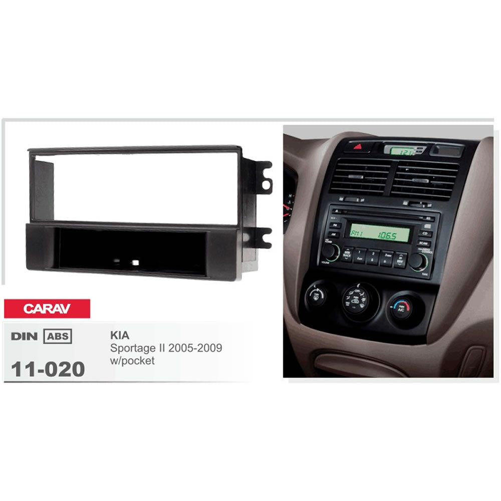 Carav 11-020 KIA Sportage In-Dash Car audio installation kit (Radio Trim)