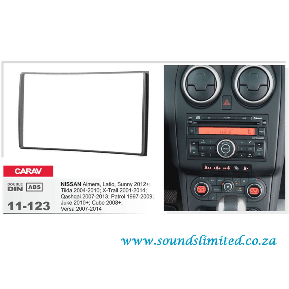 Carav 11-123 Nissan In-Dash Car Radio Trimplate