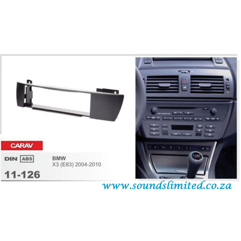 Carav 11-126 BM X3 In Dash Car Radio Trimplate