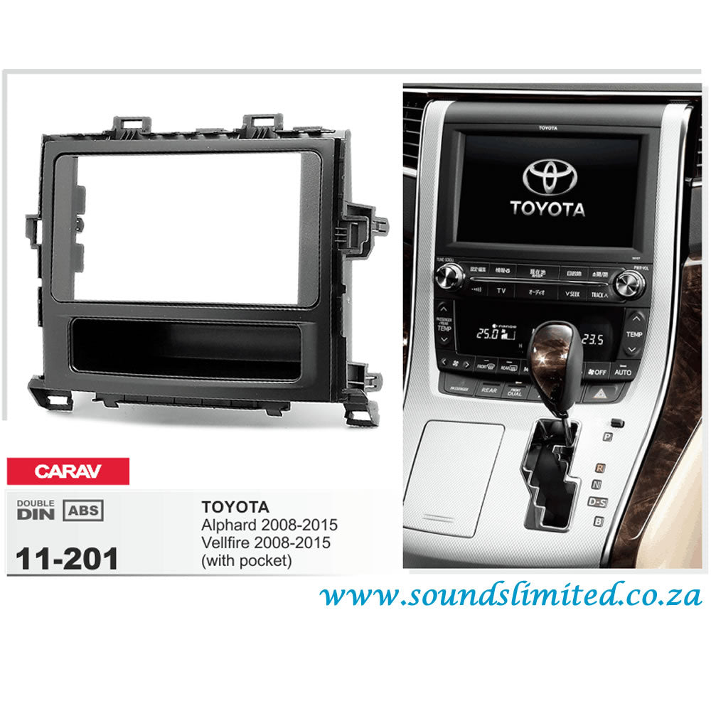 Carav 11-201 Toyota Yaris In-Dash Car audio installation kit (Radio Trim)