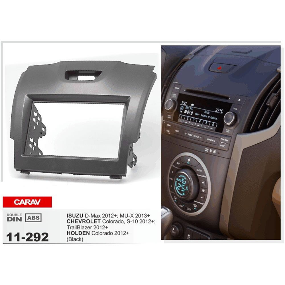 Carav 11-292 Isuzu D-Max, Chev TrailBlazer In Dash Car Radio Trimplate