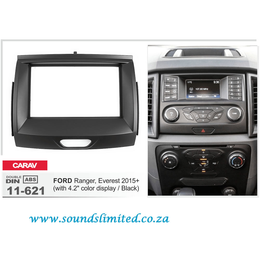 Carav 11-621 Ford Ranger T7 In Dash Car Radio Trimplate