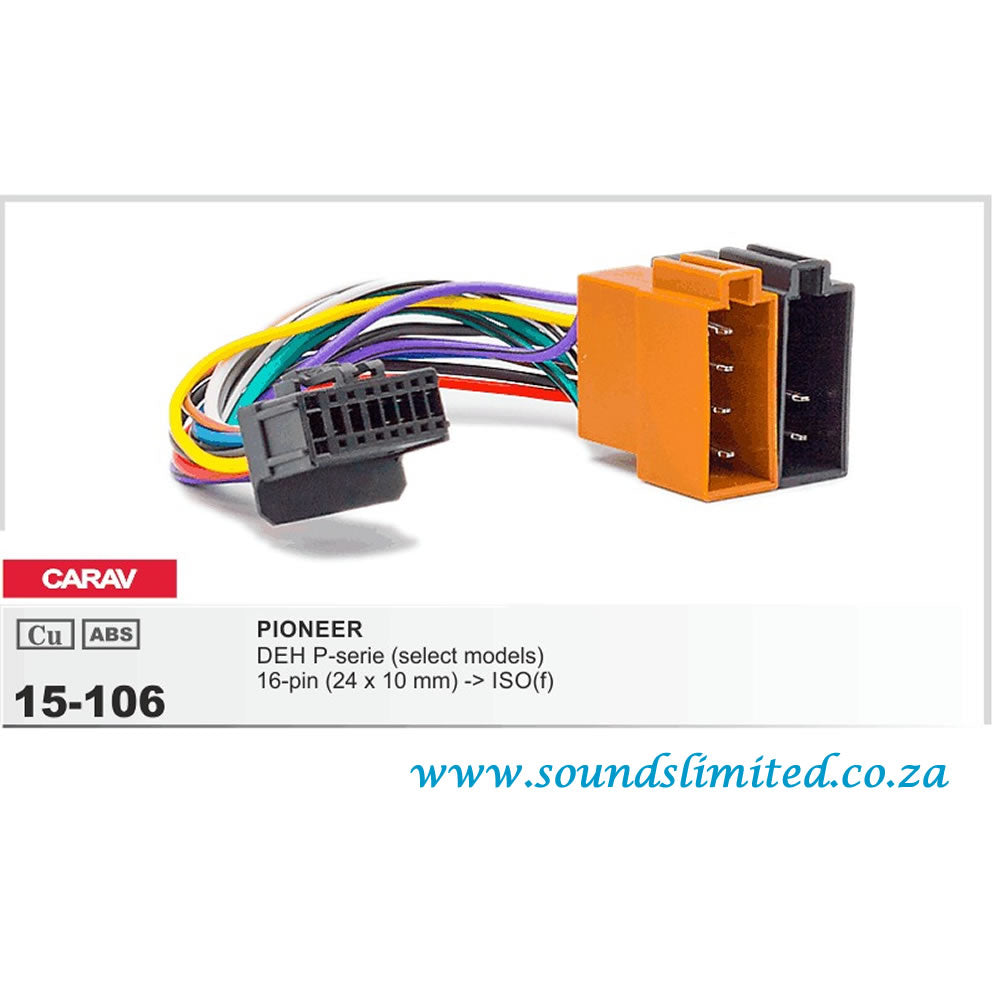 Carav 15-106 - Pioneer Car Radio Harness