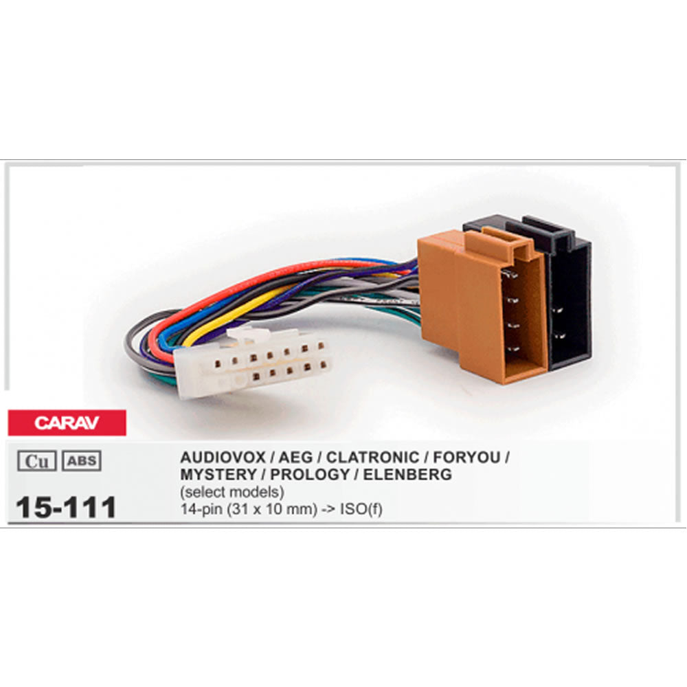 Carav 15-111 - Harness for Car Radio Head Unit