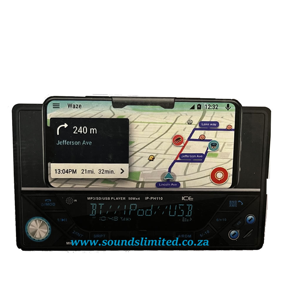 IcePower IP-PH110 Mp3 Media Unit with Phone Holder