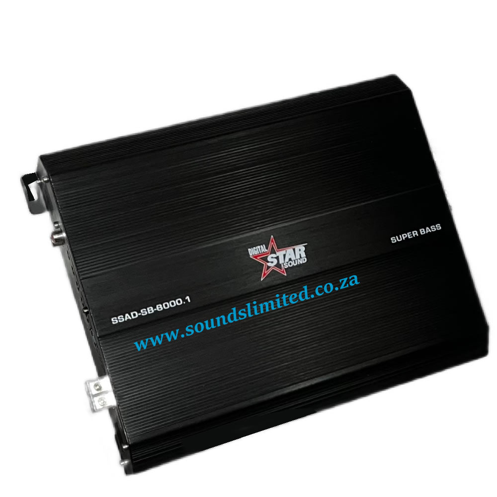 Starsound SSAD-SB-8000.1 Mono Amplifier (Brazilian Series) Super Bass