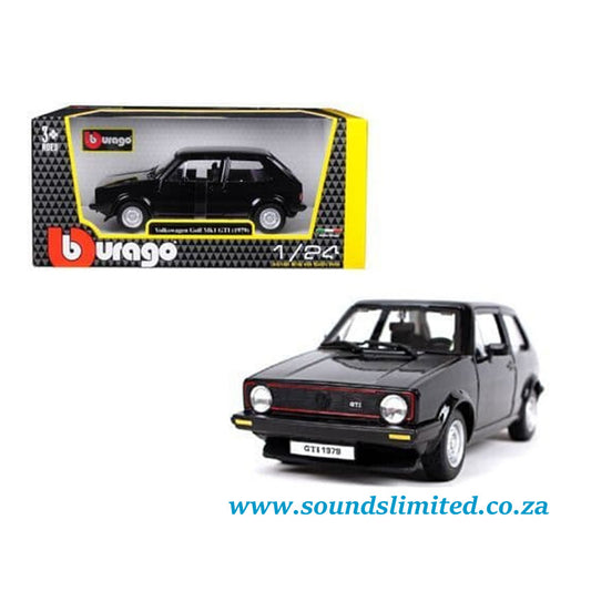 Bburago VW Golf Mk1 GTI Black 1:24 18-21089