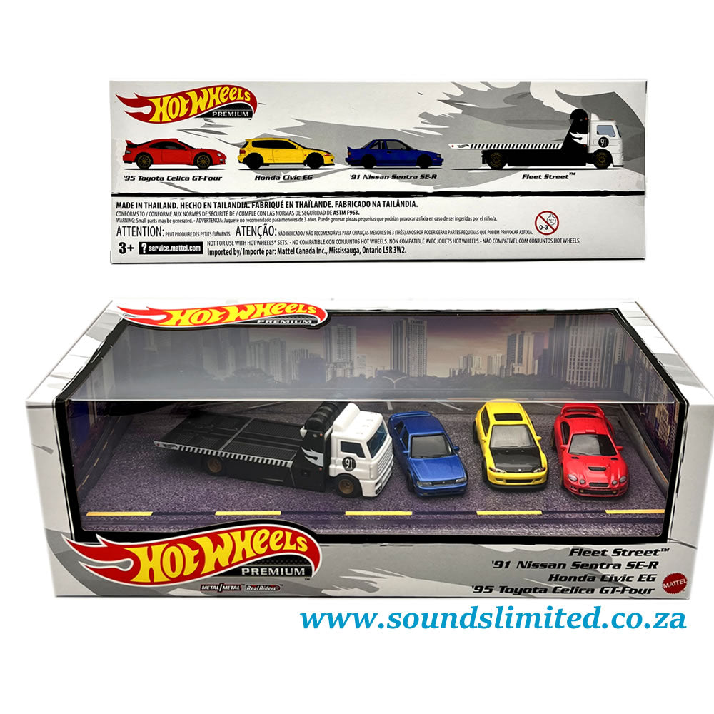 Hot Wheels Premium Collectors Box Set - JDM Tuner Fleet Street Set