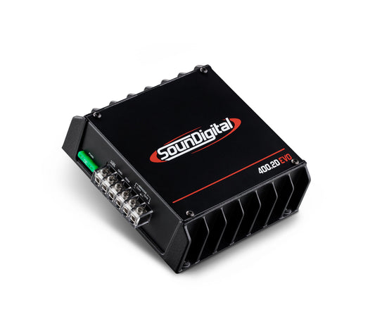 SounDigital 400.2D EVO Amplifier 2x200w / 1x400w RMS (Mini Size)