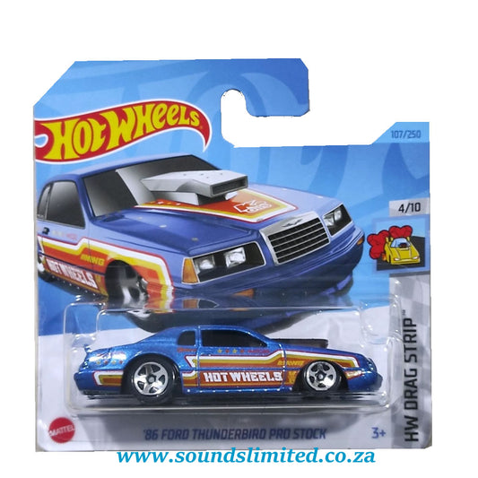 Hot Wheels 2023 '86 Ford Thunderbird Pro Stock Blue