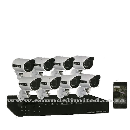 8ch cctv kit